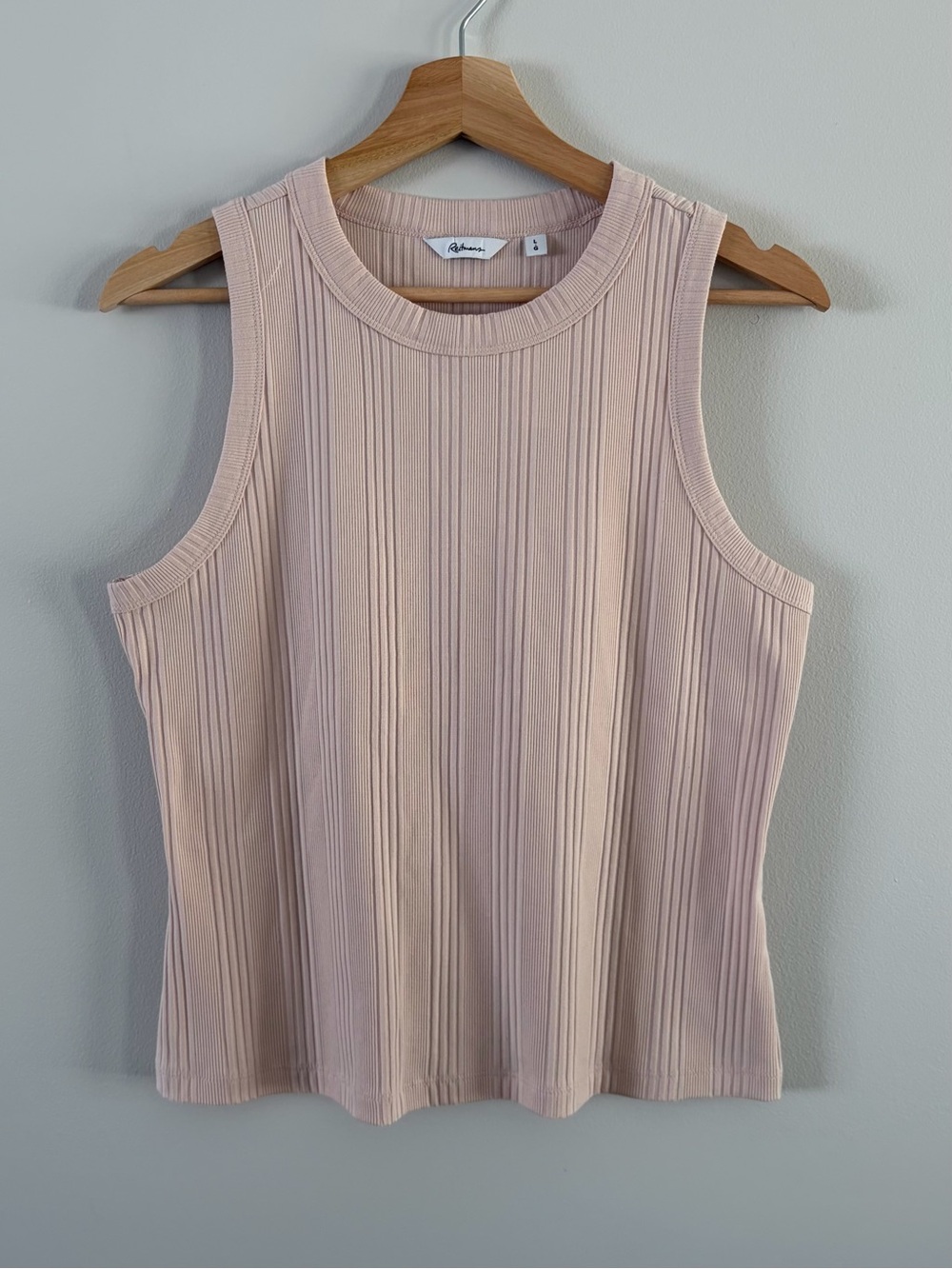 NWT Ribbed Tank Top in Blush Pink
